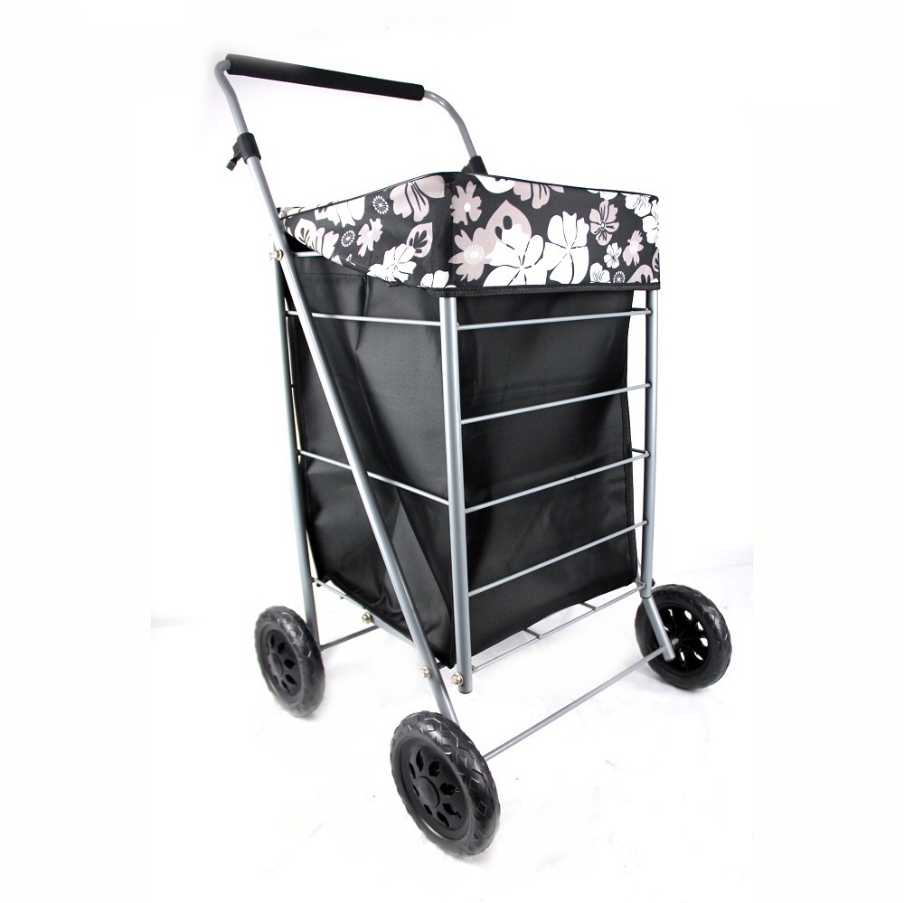 High Quality Hand Wire Best Shopping Cart for Elderly with a Convenient Carrying Bag