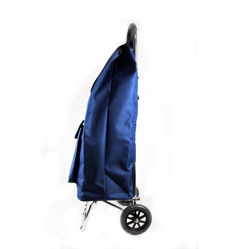 Wholesale 600D Polyester Folding Shopping Cart Trolley Bag Shopping Trolley bag luggage