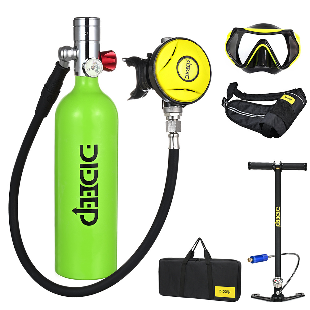 China Factory small diving oxygen cylinder dive tank with hand pump