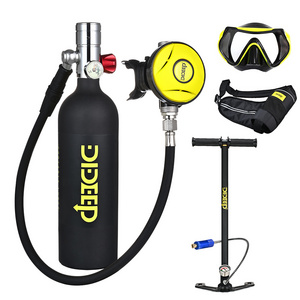 China Factory small diving oxygen cylinder dive tank with hand pump