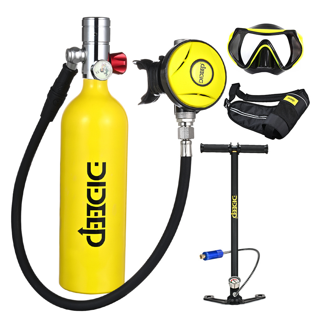 China Factory small diving oxygen cylinder dive tank with hand pump