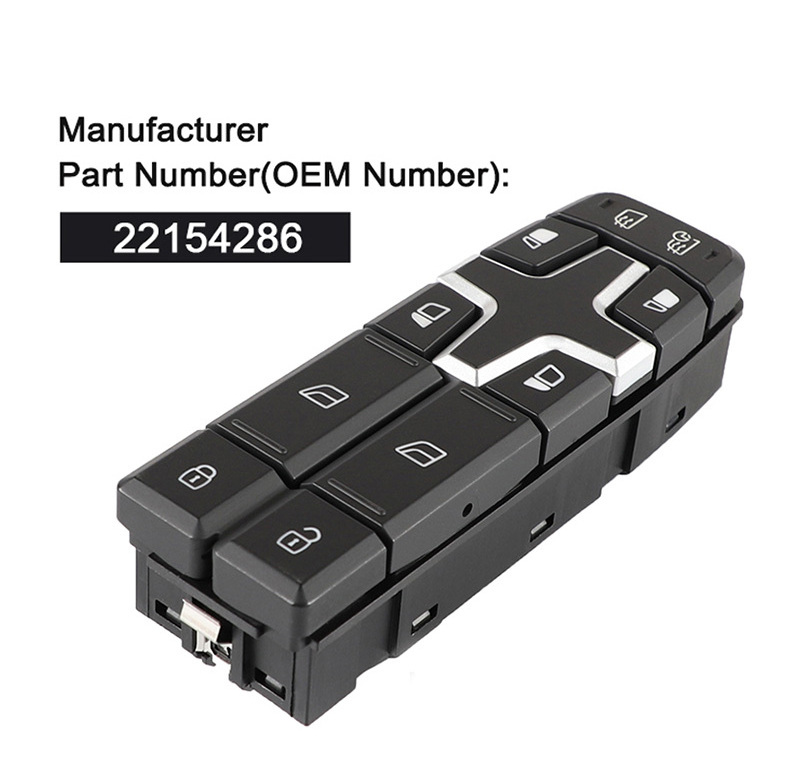 ew Electric Power Window Switch 21489840 22154286 14050087 For Volvo Trucks FH FM Series