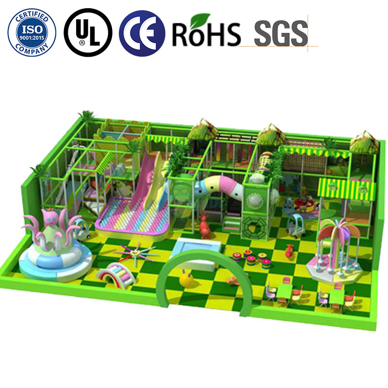 Didi Amusement Equipment Children Indoor Playground Playhouse High Rope Course Jungle Gym For Kids With Low Price