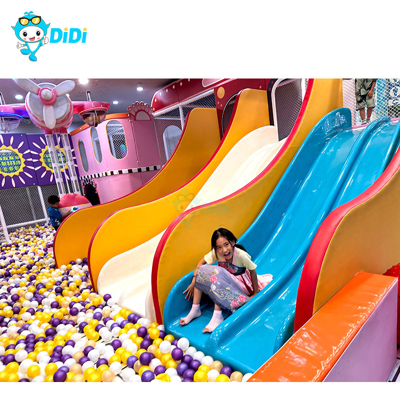 Brand New Space Theme Aeroplane Children Soft Play Indoor Playground Equipment Kids Indoor Playground With High Quality