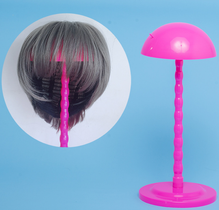 Wig Model Hat and hair Bracket Plastic Mushroom Rack Manufacturer Direct Sale Support Receiving Portable 30cm