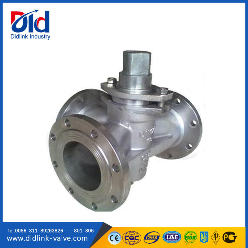 Gas Lined Spm Sanitary 3 Operation 4 Way 8 Ansi Standard Zdax47 Flip Oil Seal Plug Valve Dimension