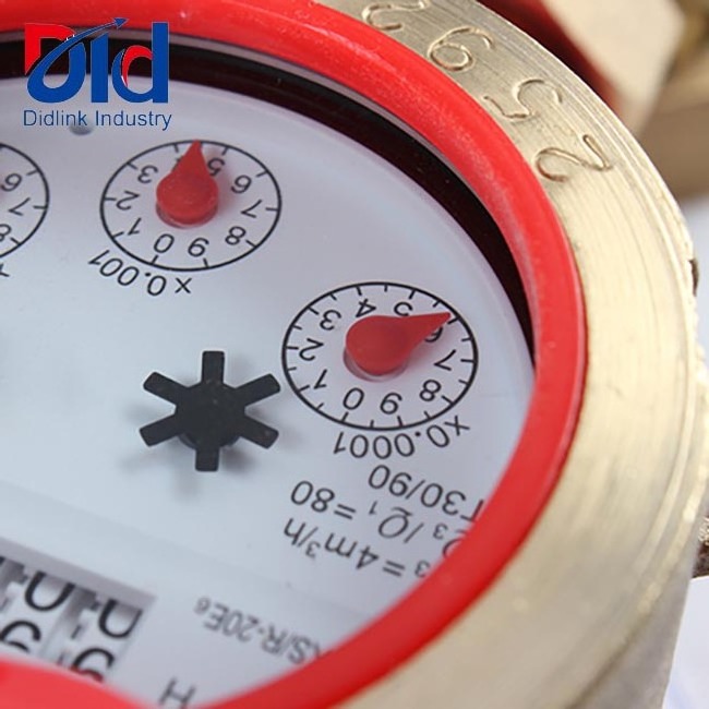 DN20 Best Quality horizontal hot water meter rotor wet hot water meter