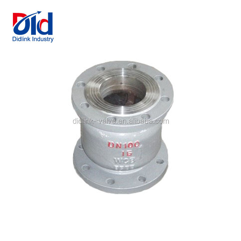 DIN Carbon Steel DN100 Hydraulic Driving Vertical Lift Type Check Valve