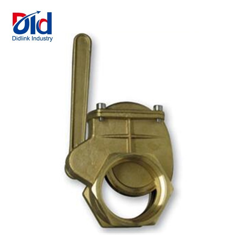 China supply manual operated brass or bronze wafer type knife gate valve rising stem