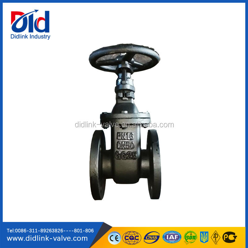 100mm Price Flanged Flat Part Pn16 List Wheel Handle With Cast Iron Gate Valve