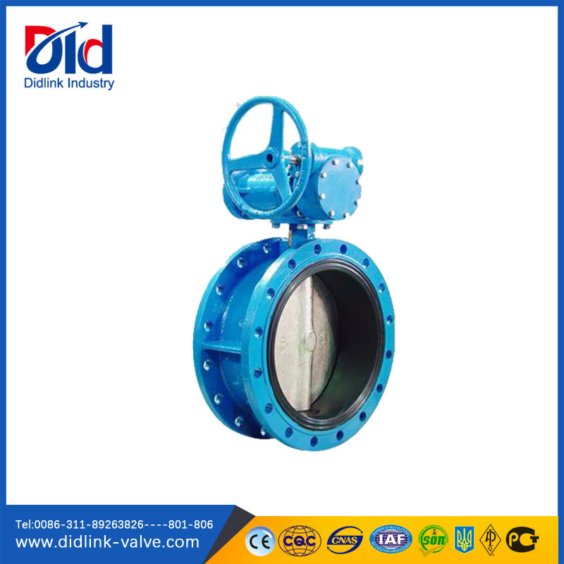 V Ball Fully Lugged Norri 100mm Cast Iron Epdm Seat Flanged Butterfly Valve Actuator Gear Box