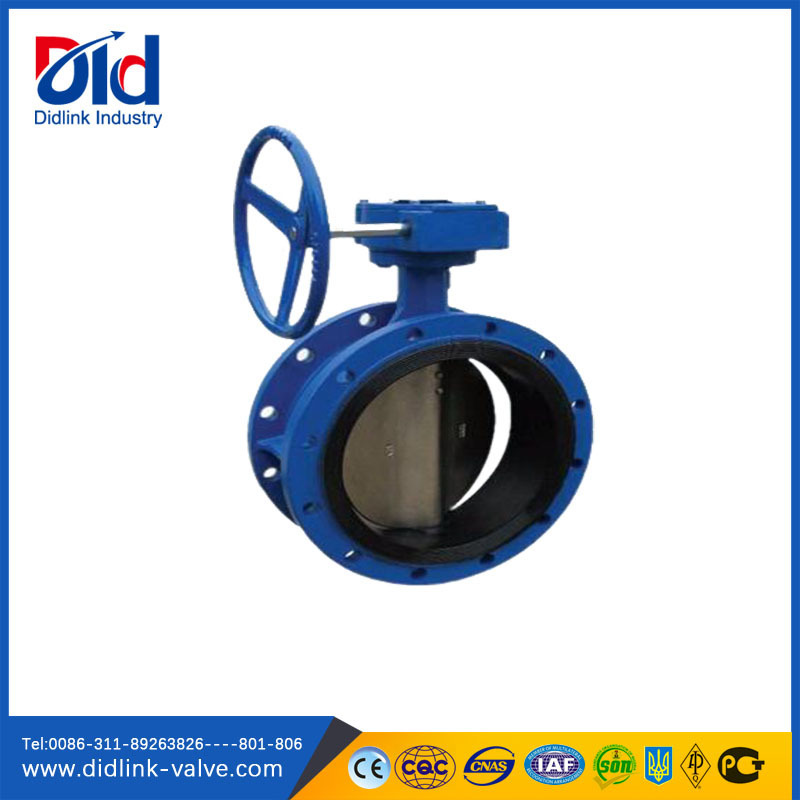 V Ball Fully Lugged Norri 100mm Cast Iron Epdm Seat Flanged Butterfly Valve Actuator Gear Box