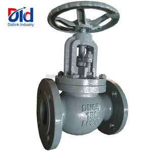 DN65-DN150 Dimension Cast Iron FC200 Angle Bellows Flanged Type Extension Stem Water Flow Check Control Globe Valve