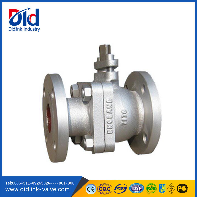 Stainless Steel 2PC JIS 10K CF8 Full Port Electrical Actuated Flanged Floating Ball Valves