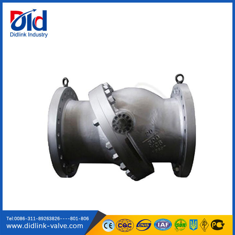 DIN Carbon Steel DN100 Hydraulic Driving Vertical Lift Type Check Valve