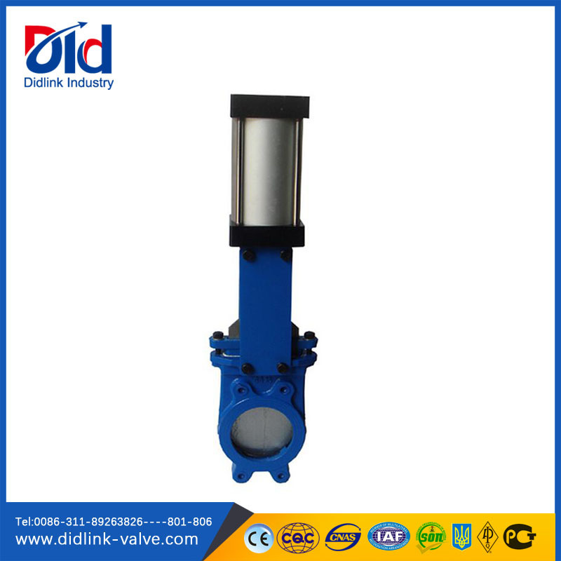 Leaking 0 12 Inch V Plug Rising 4 Ball 2 Controller Din Wafer Butterfly Knife Gate Valve Distributor