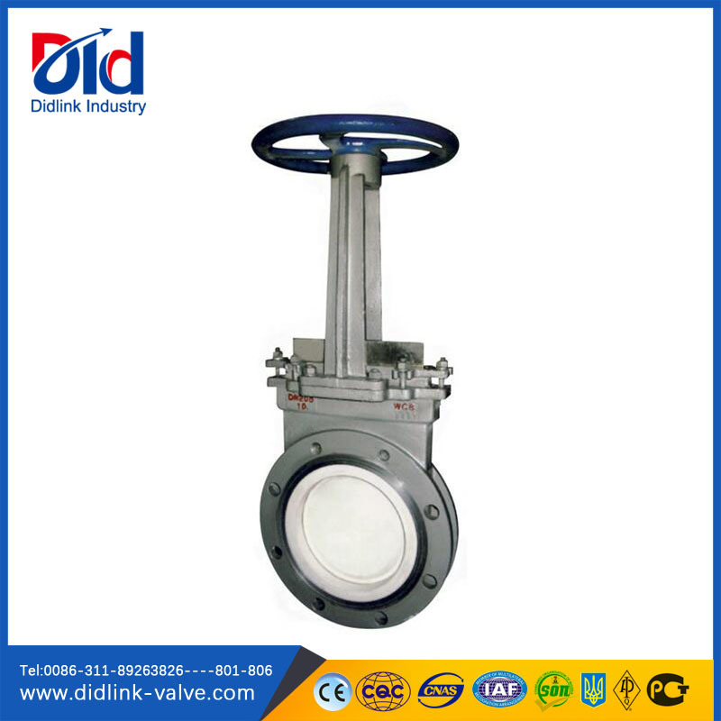 80mm Ppr Pvc Plastic Water Seal Resilient Seated Slide Manual Hydraulic Knife Gate Valve Drilling