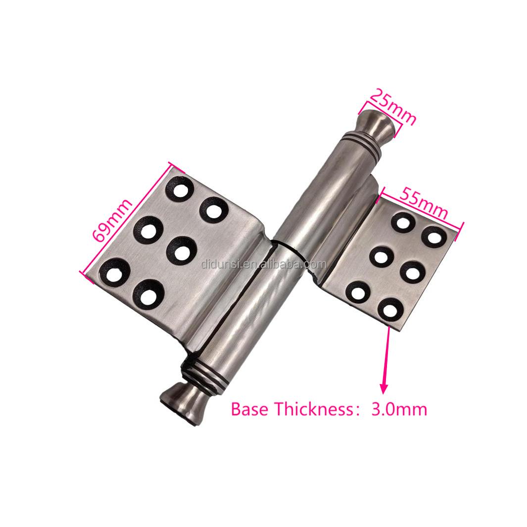 Stainless Steel Gate Hinge Heavy Duty Aluminum Door Hinge Customized Gate Hardware