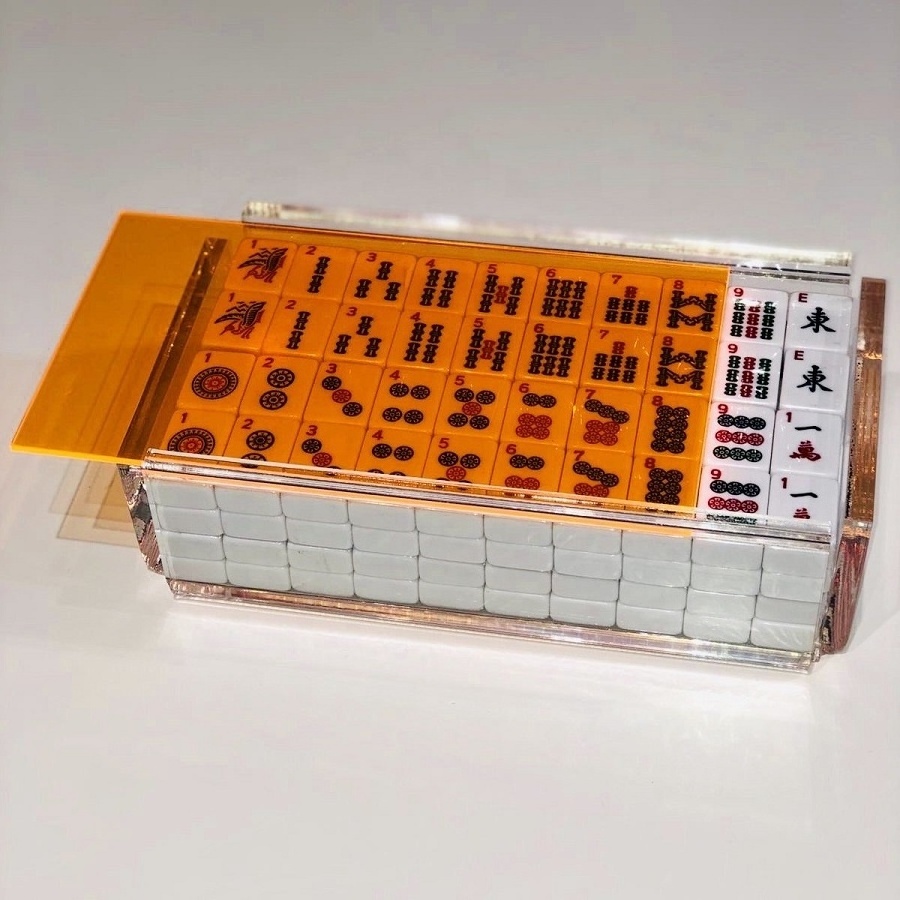 Judaica Acrylic Game Box for Mahjong