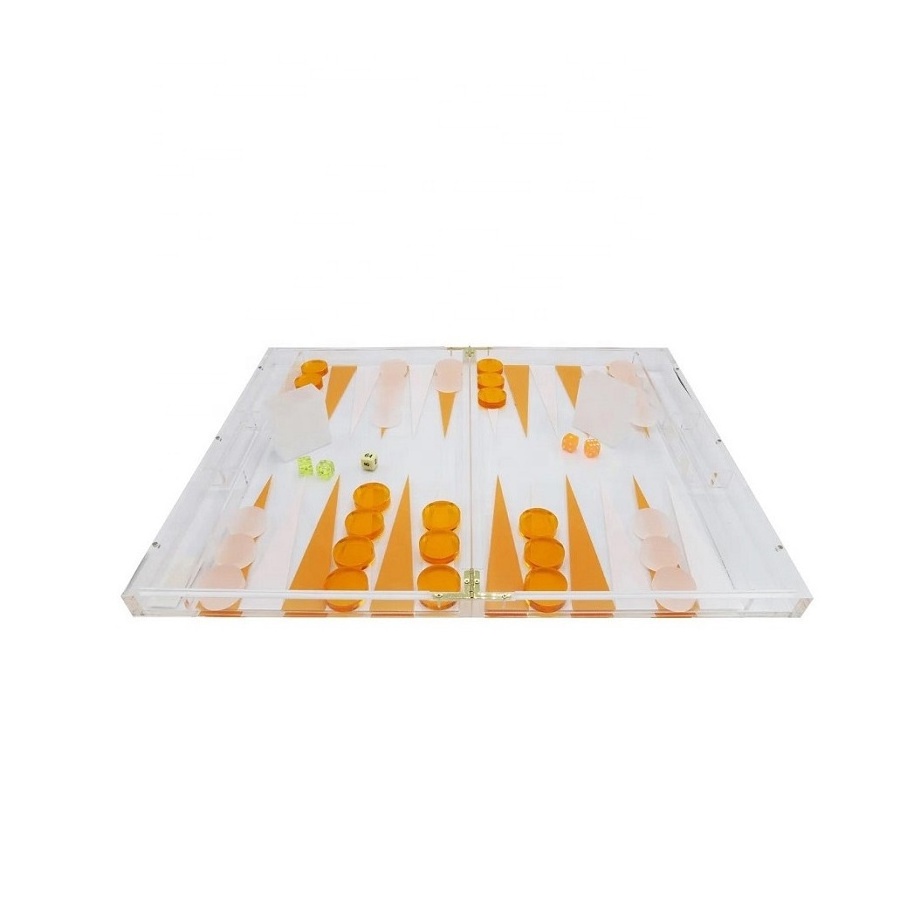 Lucite Acrylic Backgammon Set as Judaica Gifts