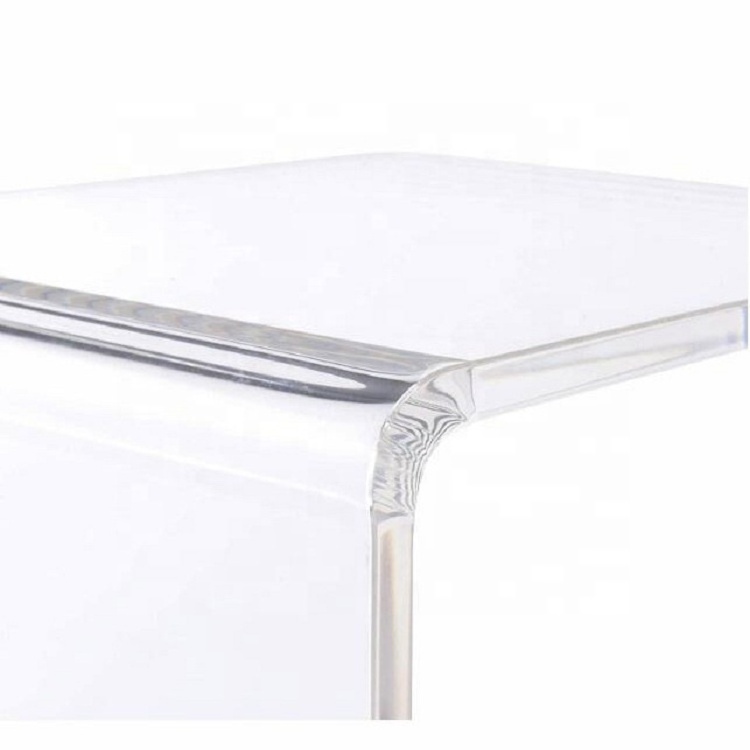 Modern Clear C Table with Casters