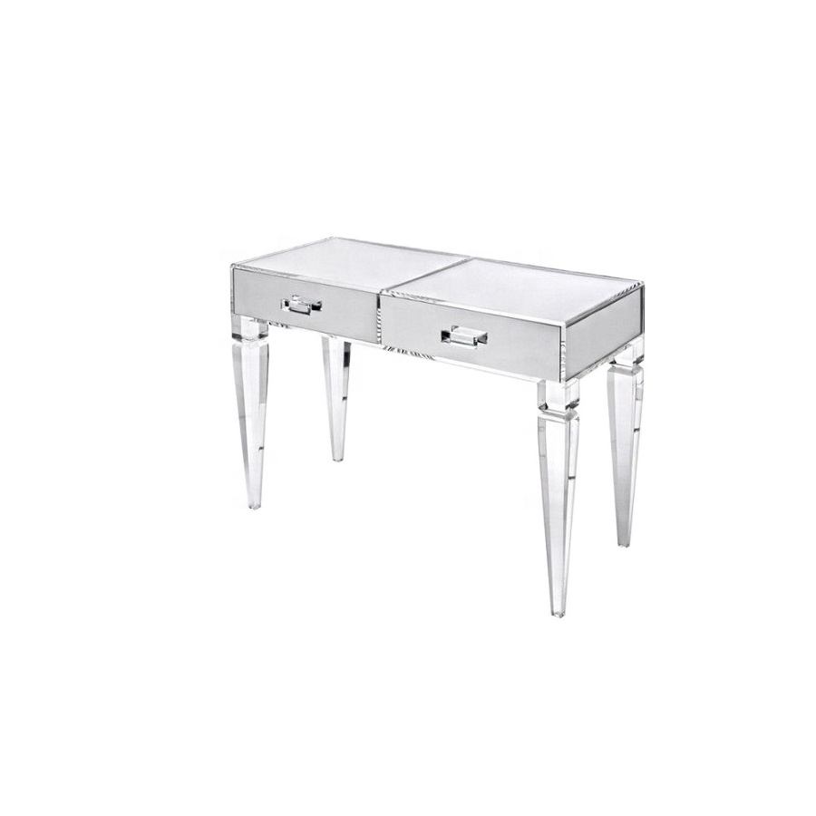 Modern Mirror Acrylic Vanity Table for Makeup