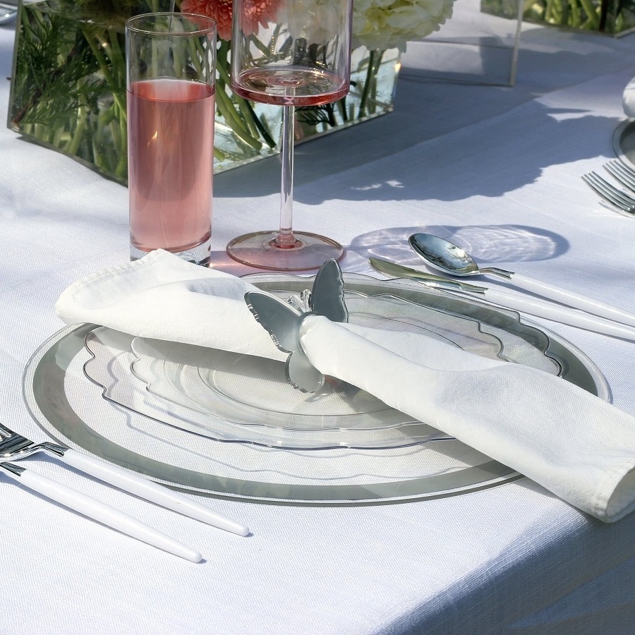 Round Clear Acrylic Placemats