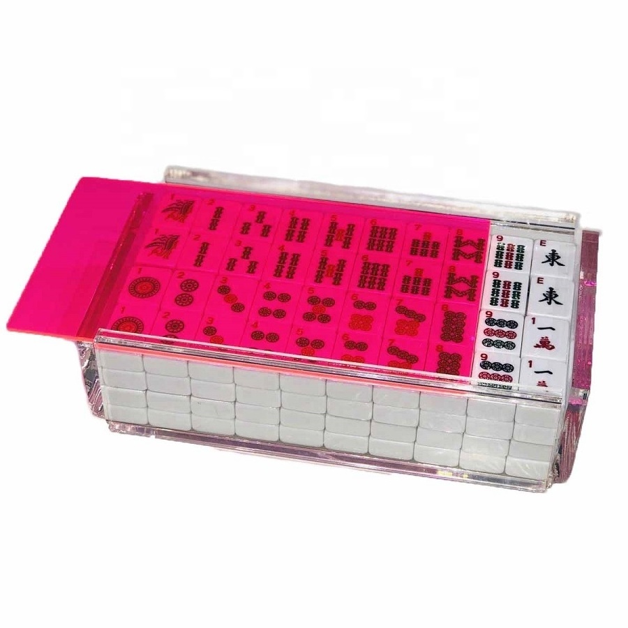 Judaica Acrylic Game Box for Mahjong