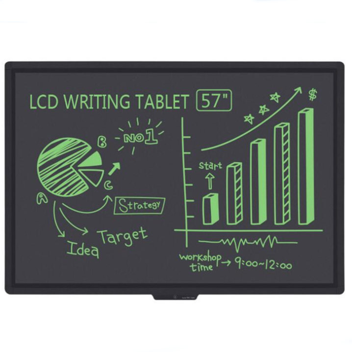 57  inch  Dustiess  and inkless electronic   Lcd writing  drawing   blackboard   With Lock Key  one  key clear