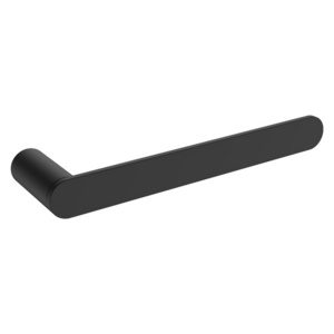 DIEN Classic Bathroom Accessories Matte Black Brass Towel Bar Wall Mounted Single Bath Towel Rack Hanging