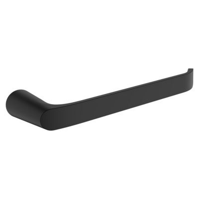 Bathroom Accessories Matte Black Single Towel Bar Wall Mounted Modern Brass Bath Towel Rack For Bath