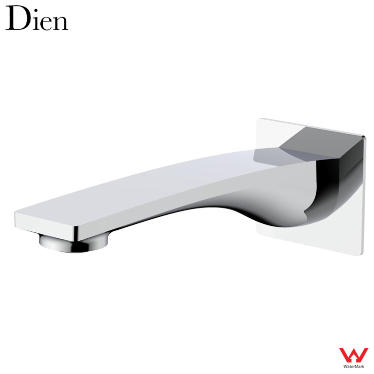 Watermark Bathroom Chrome Wall Mount Bathtub Brass Bath Spout for Bathroom Bath Spout Cover