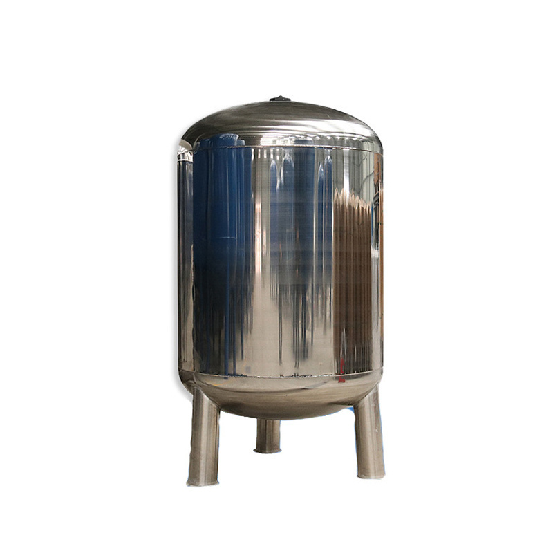 ss 304/316 stainless steel water tank activated carbon quartz sand filter stainless steel water tank