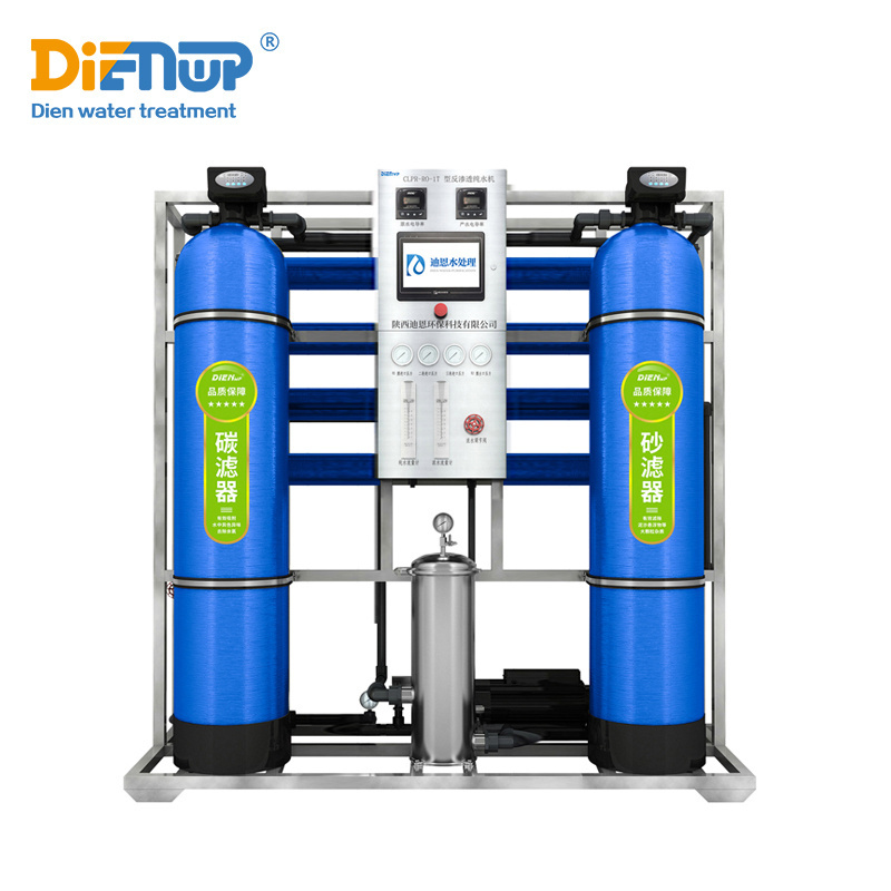 1000LPH Drinking Water Treatment Machine Ro System Plant Reverse Osmosis Purification Systems