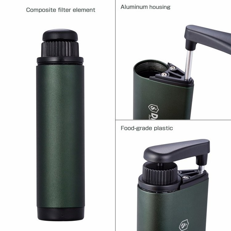 Diercon Life Survival Kit Portable Water Filter Wilderness Emergency Preparedness Personal Water Filter (TW01)