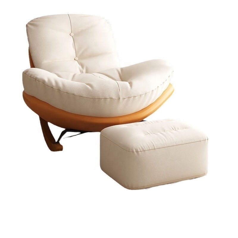 Modern luxury rocking sofa living room chair lounge extendable chair modern luxury rocking sofa