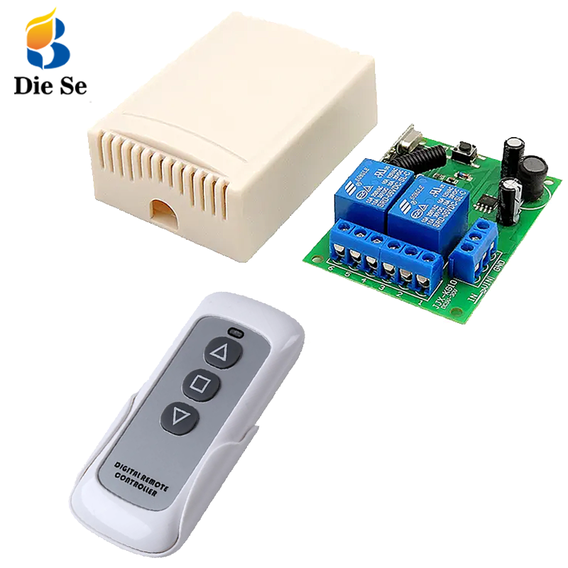 24V wireless remote control switch for motor forward and reverse controller automatic doors /roller shutter garage door