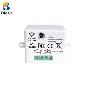 433MHz AC 110V 220V Light Switch Wireless Remote Control Switch 10A Receiver Module for Fan Bulb LED