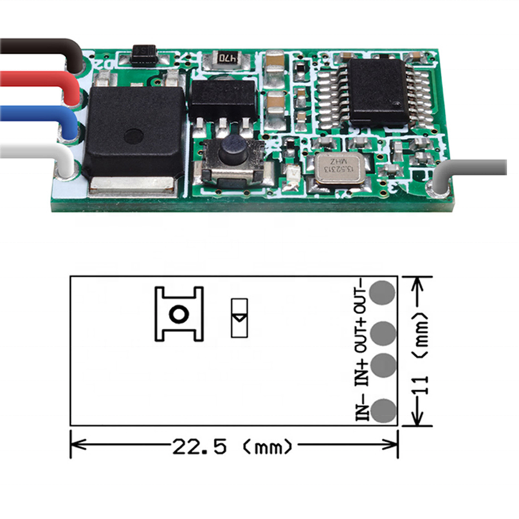 433MHz Wireless Remote Control Micro Switch DC 3.6V 12V 24V 36V Module and ON OFF Transmitter for DIY Light