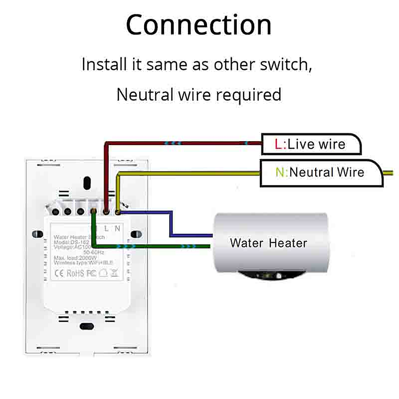 Apple HomeKit US Smart Switch 100-240V 1/2/3/4 Gang Smart Home Compatible with Alexa Google Home With Neutral