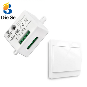 Wireless Self-Powered Light Switch 433mhz Rf Kinetic Switch No Battery Need AC 110V 220V 10A Relay Module for Home Appliance LED