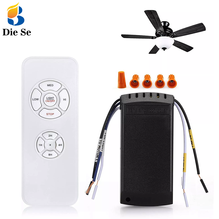 Wireless Ceiling Fan Remote Control Switch Factory Supply Ceiling Fan Remote Control Kit  For Fan And Light