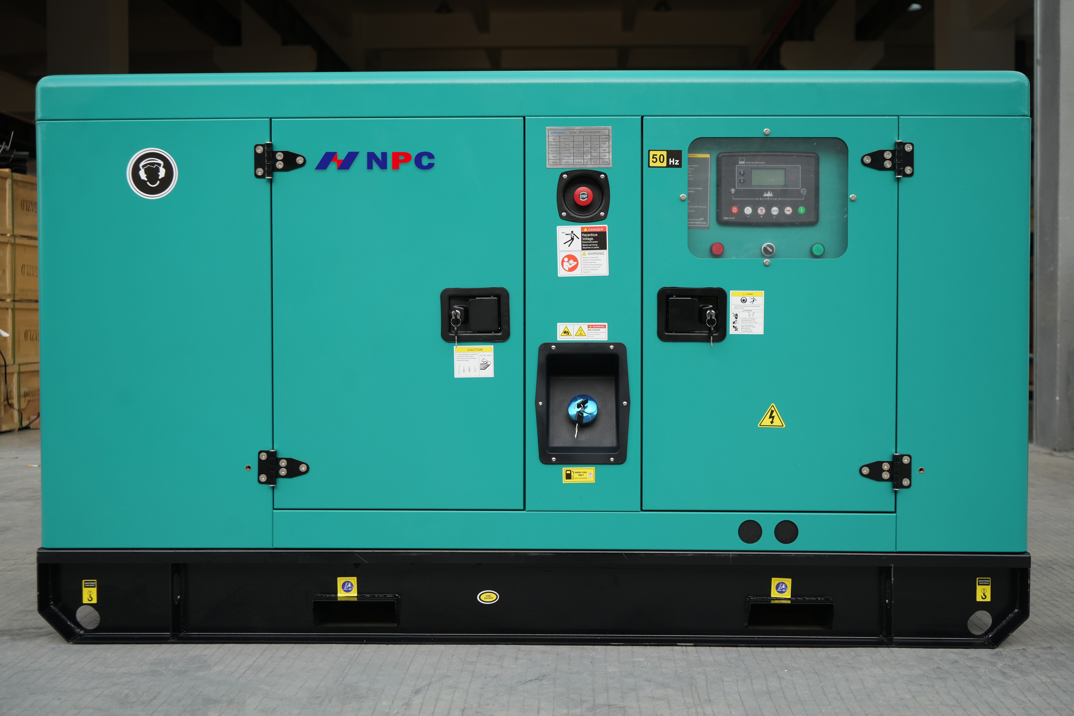 NPC 30kva 40kva 50kva  ricardo cummins super silent diesel generador set for 20kva 20kw electric power generation