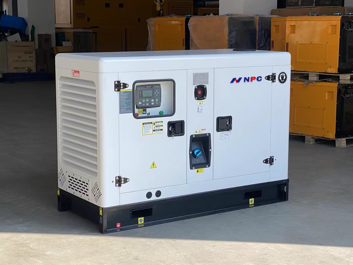 NPC 30kva 40kva 50kva  ricardo cummins super silent diesel generador set for 20kva 20kw electric power generation