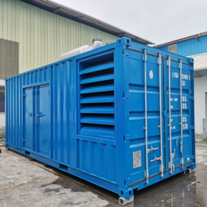 NPC Big Power Genset Industrial Soundproof Container Type 1 Megawatt Diesel Power Generator Set container diesel generator set