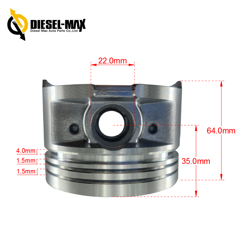 TAIWAN DIESEL-MAX 22R 13101-35030/31/32/40 CELICA HILUX LAND CRUISER Piston Parts for TOYOTA Gasoline Engine Auto Engine Systems