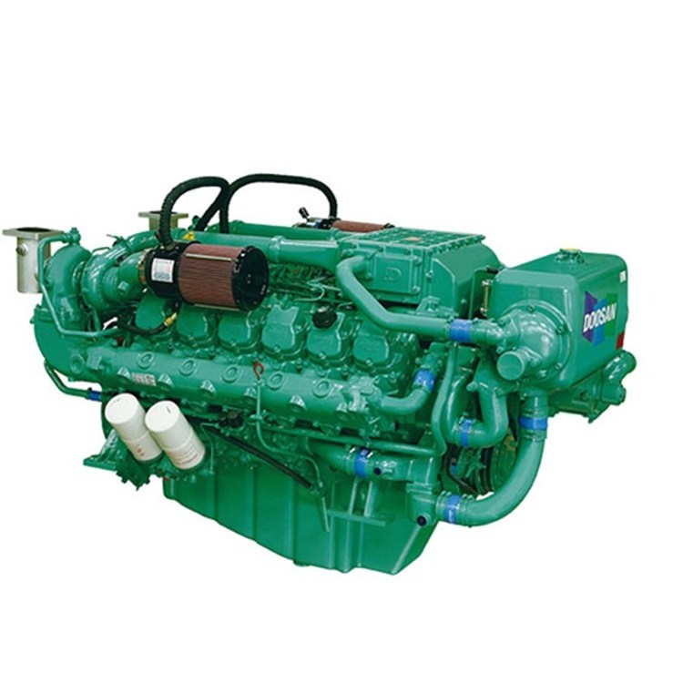 Original water cooled 720HP 1800RPM Doosan V222TI diesel engine for Boat