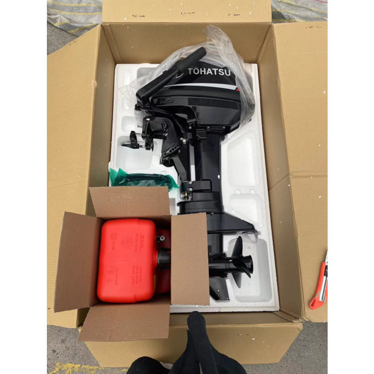 Brand new and in stock Tohatsu 2 stroke 50 hp Tohatsu Outboard Boat Motors M50D2S Outboards Motor