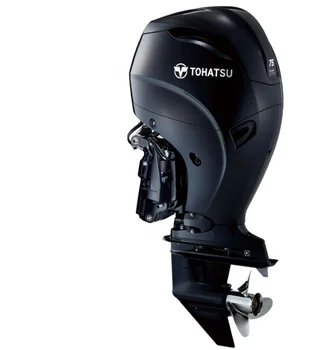 Brand new and hot sale Tohatsu 4 stroke 75 hp Tohatsu Outboard Boat Motors MFS75AETL Outboards Motor