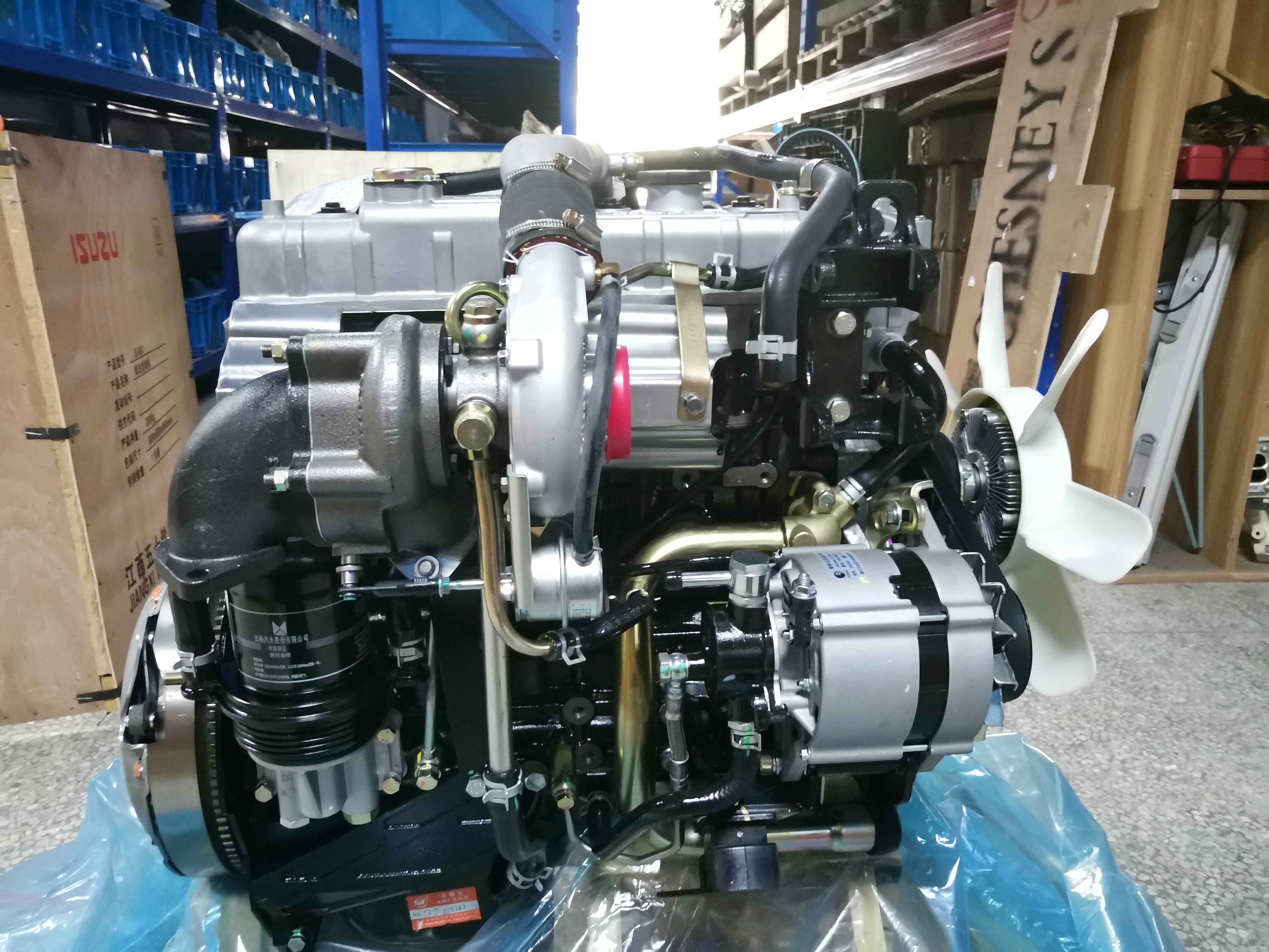 Brand new  68kw 4 cylinder 2.8L  Isuzu 4JB1T diesel engine used for light truck